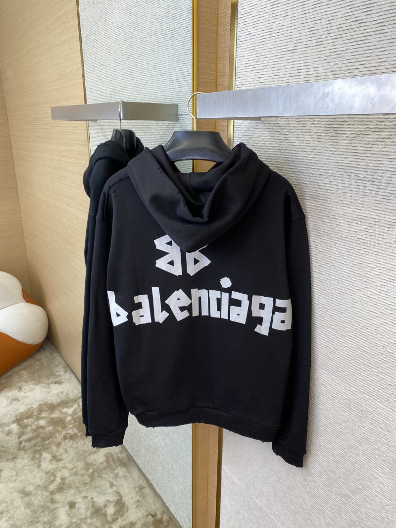 Balenciaga Tape Print Hooded Sweatshirt 7