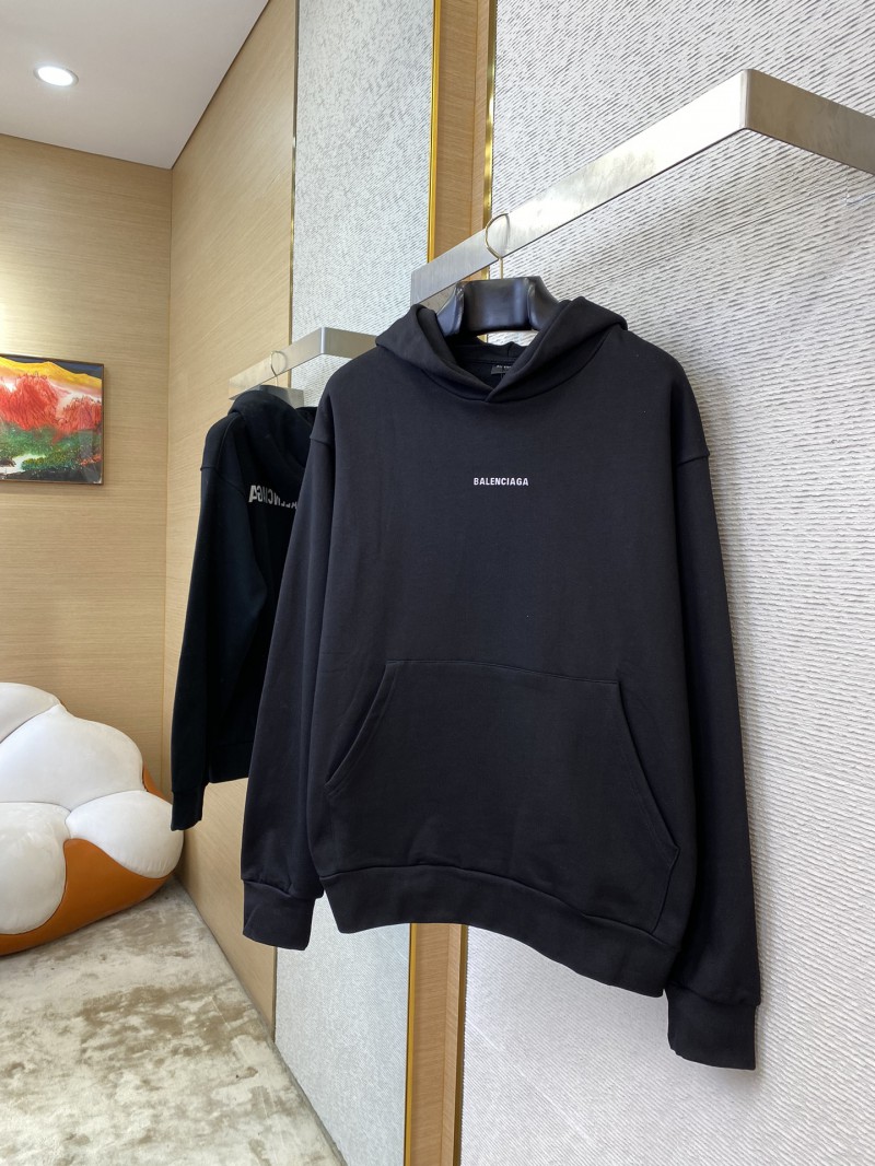 Balenciaga Reflective Letter Print Hooded Sweatshirt 2