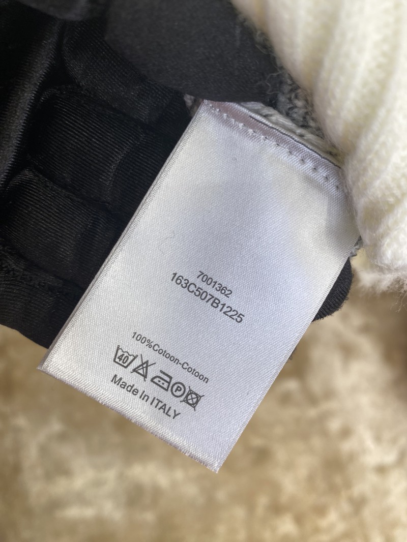 Dior Colour Block Pentagram Jacquard Wool Crew Neck Sweater 8