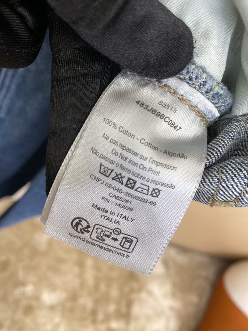 Dior Jeans in embroidered wash 8
