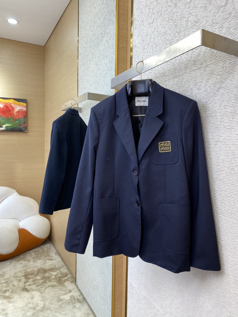 Miu Miu Logo Blazer 2