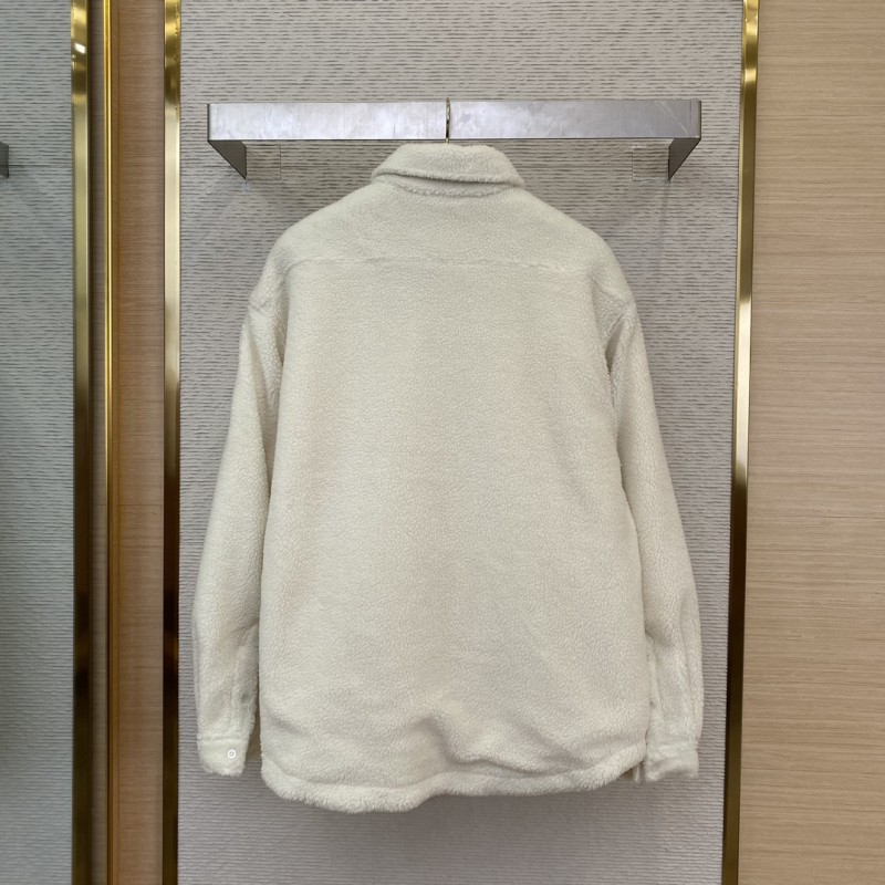 Balenciaga Gum Labeled Lamb's Wool Teddy Coat 1