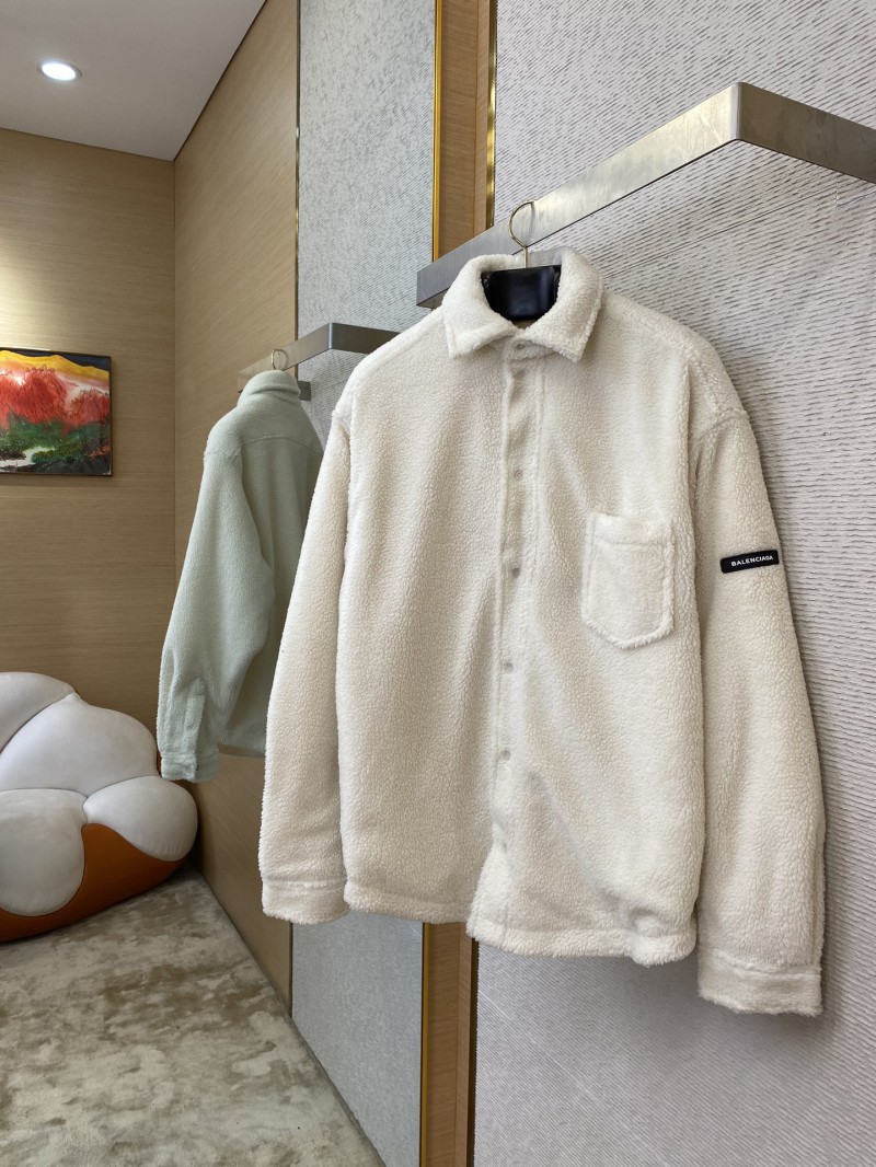 Balenciaga Gum Labeled Lamb's Wool Teddy Coat 2