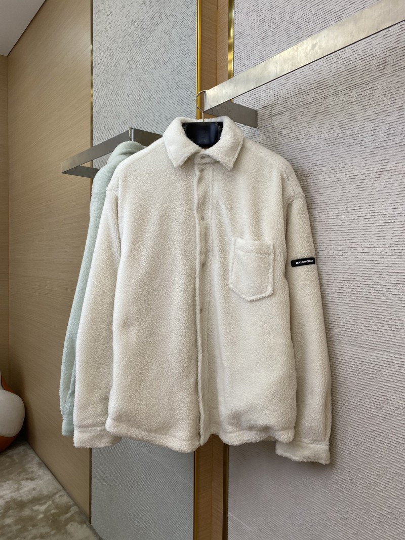 Balenciaga Gum Labeled Lamb's Wool Teddy Coat 4