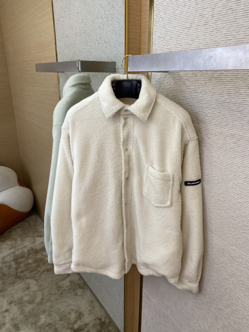Balenciaga Gum Labeled Lamb's Wool Teddy Coat 6