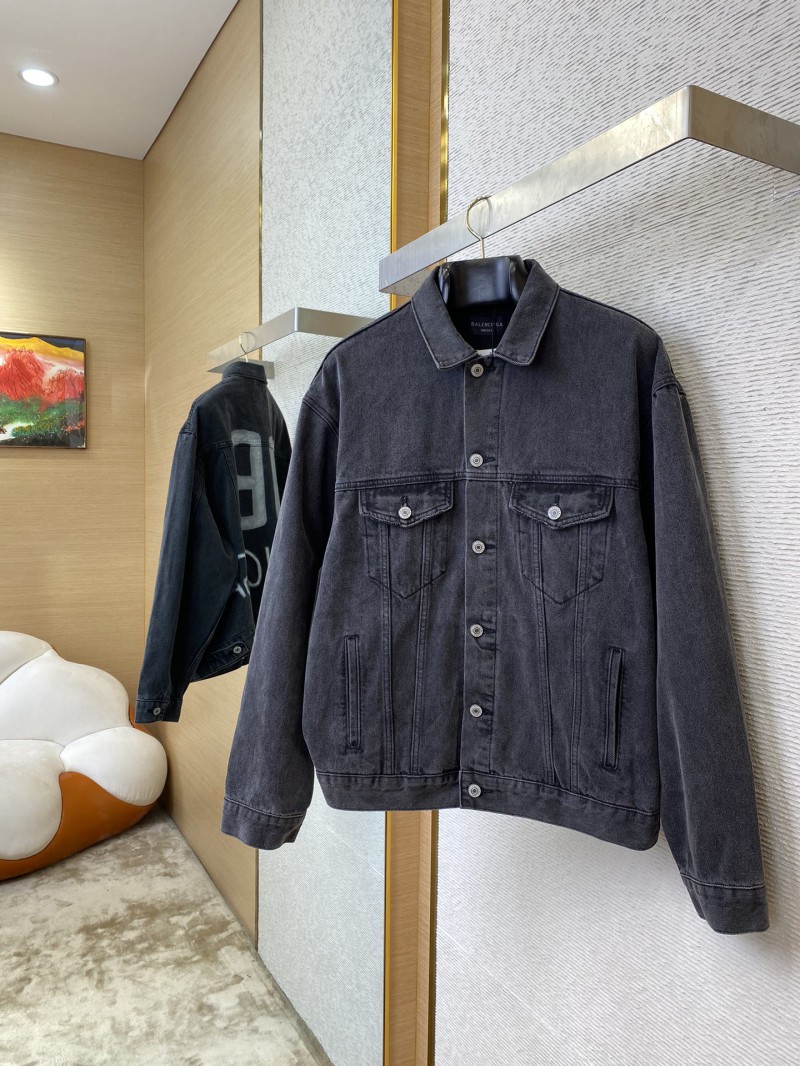 Balenciaga Luminous Print Denim Jacket 2