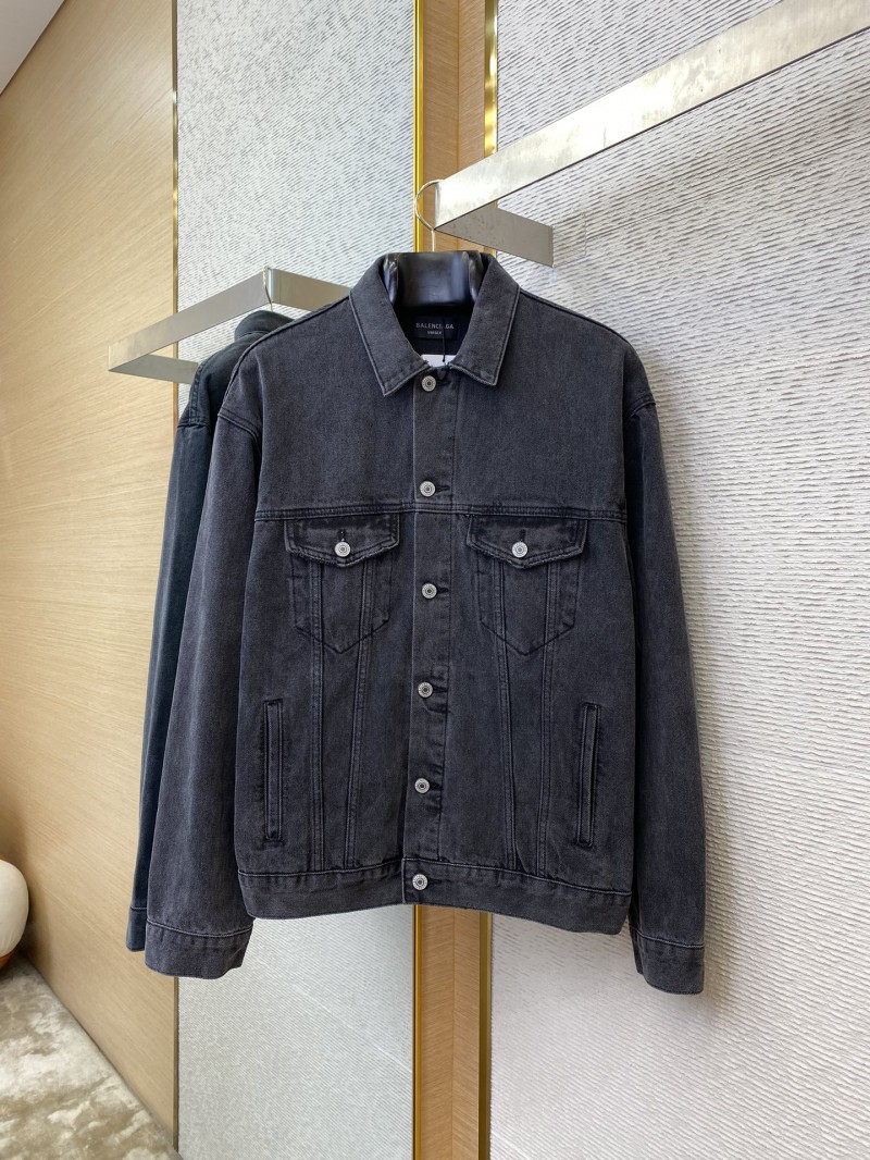 Balenciaga Luminous Print Denim Jacket 4