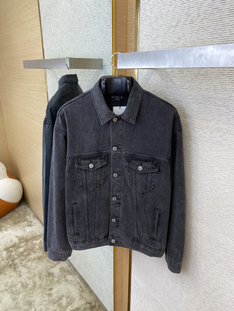 Balenciaga Luminous Print Denim Jacket 6