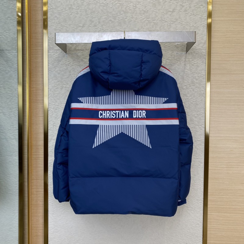 Dior Clashing Stripes Pentagram Down Jacket 1