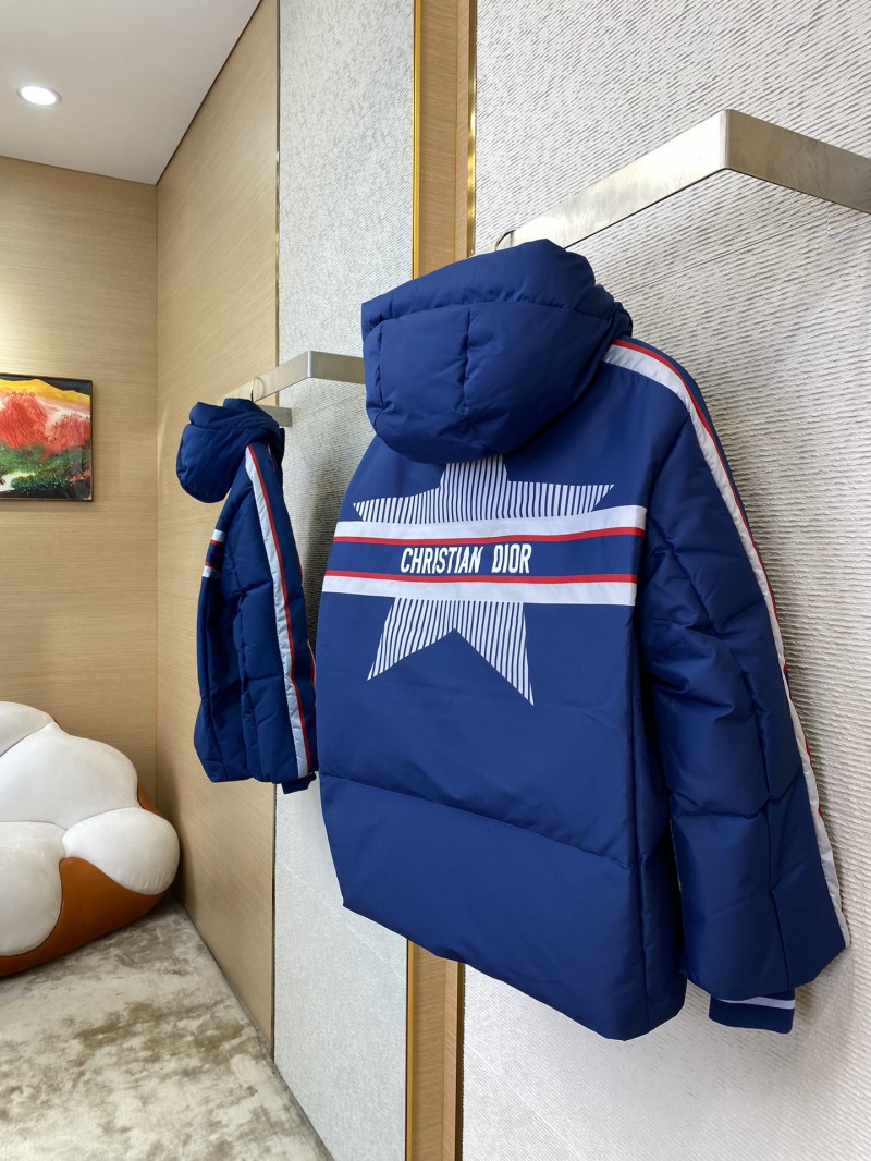 Dior Clashing Stripes Pentagram Down Jacket 3