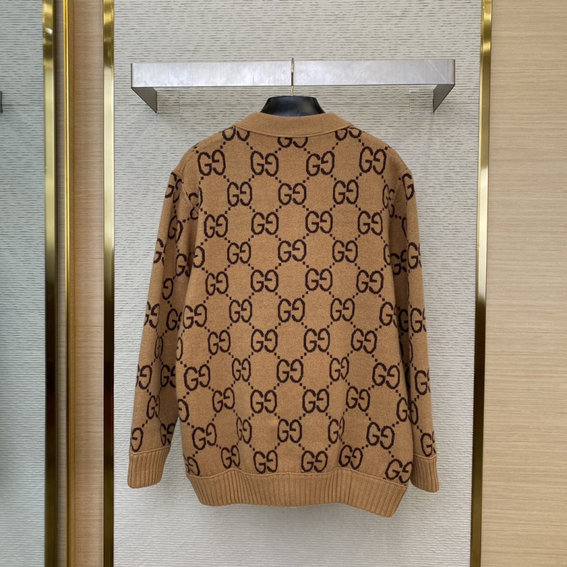 Gucci Reversible knitted cardigan with full print 3