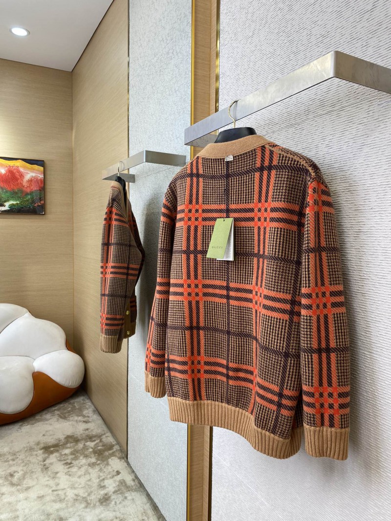 Gucci Reversible knitted cardigan with full print 5