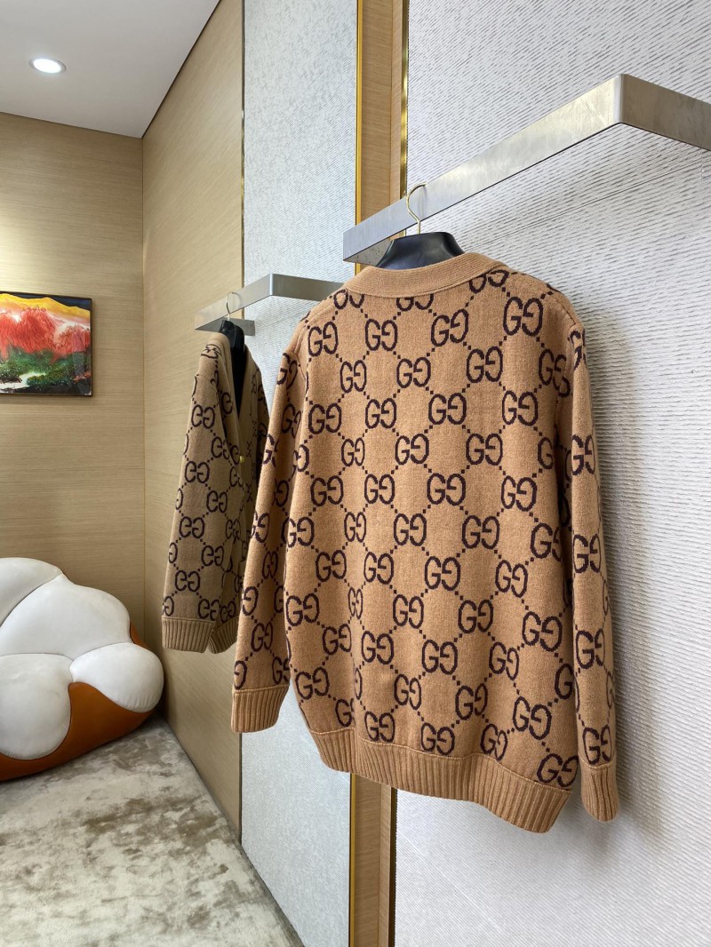 Gucci Reversible knitted cardigan with full print 7