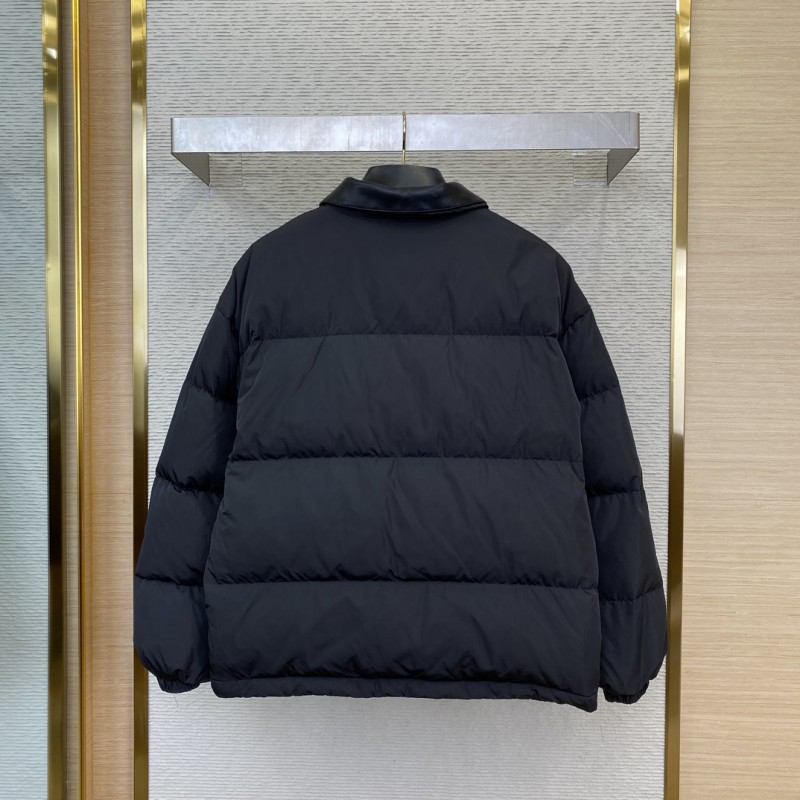 Miu Miu Logo Lapel Down Coat Jacket 1