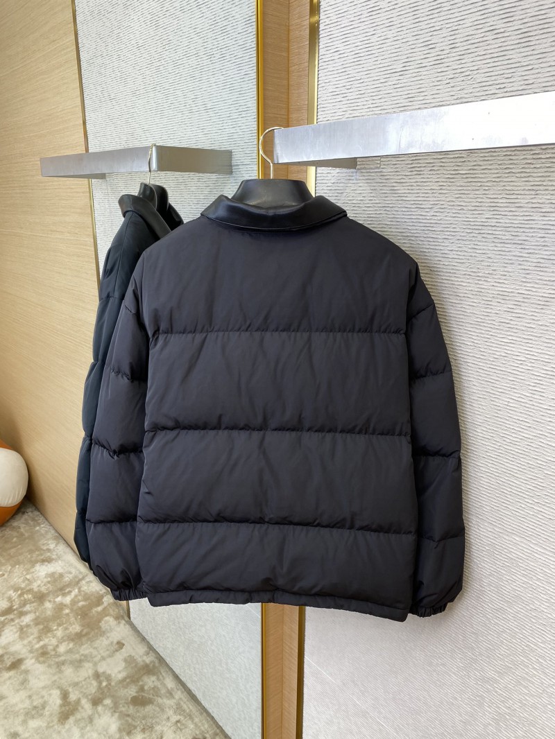 Miu Miu Logo Lapel Down Coat Jacket 7