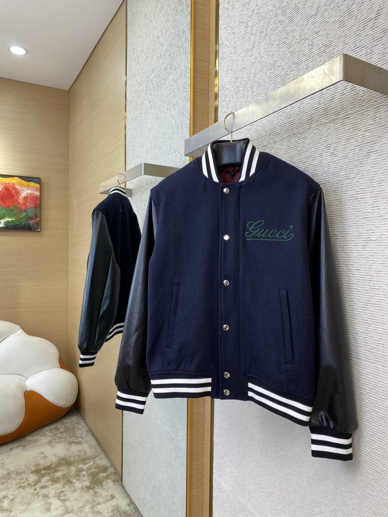 Gucci Patchwork Baseball Jacket 2
