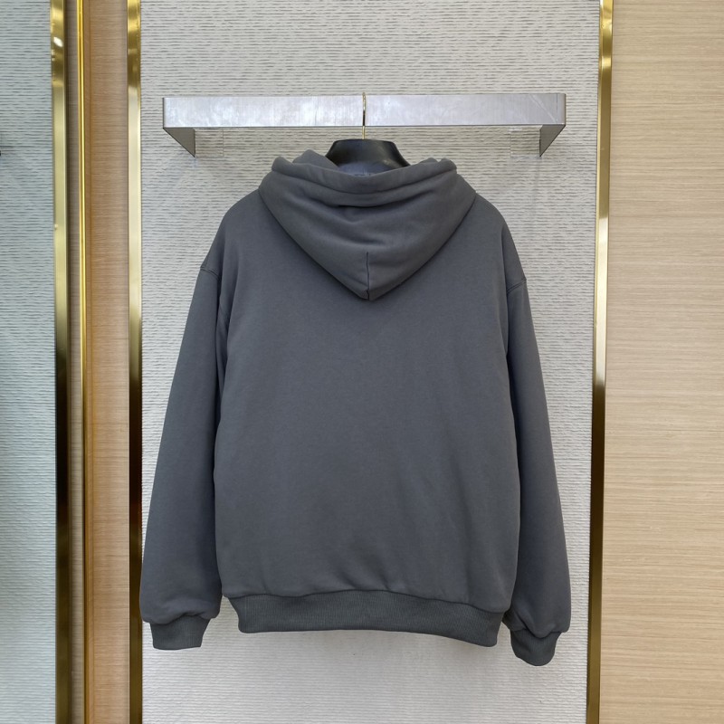 Miu Miu Logo Hooded Jacket Coat 1