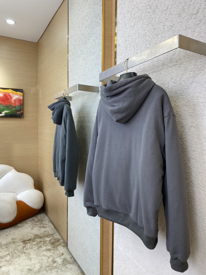 Miu Miu Logo Hooded Jacket Coat 3