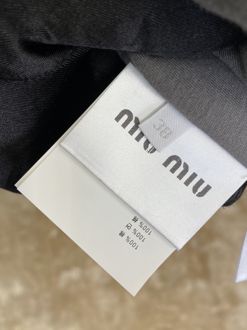 Miu Miu Logo Hooded Jacket Coat 8