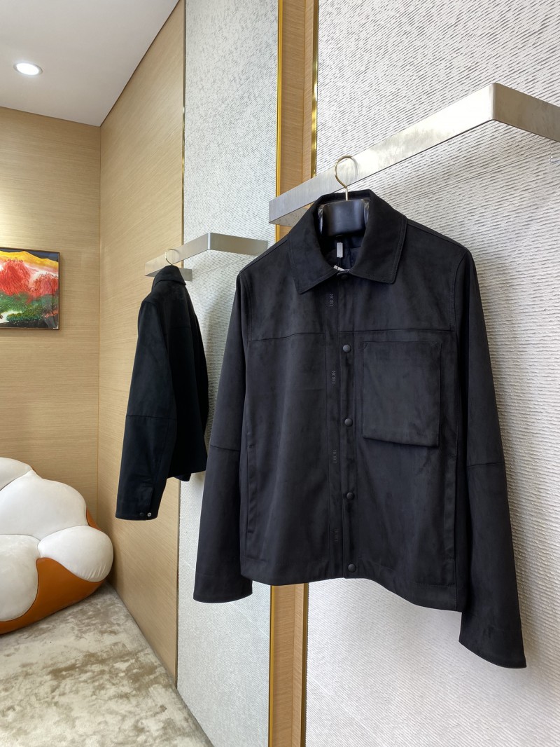 Dior Lapel Suede Jacket Blazer 2