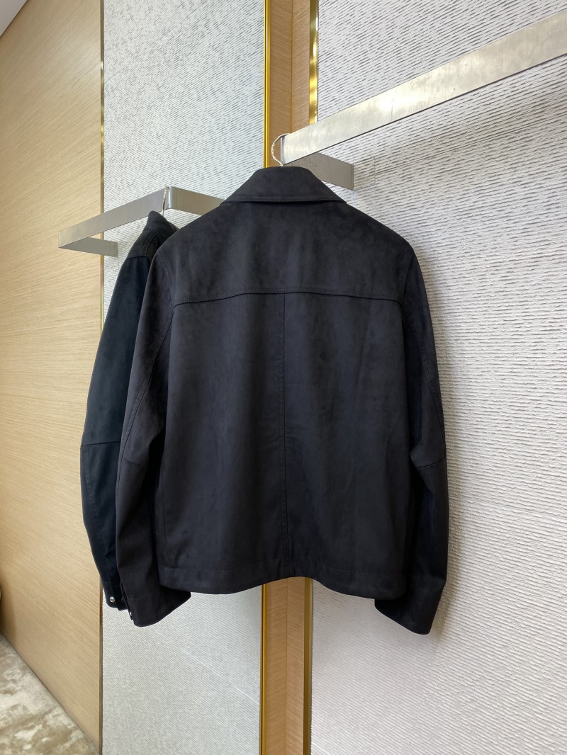 Dior Lapel Suede Jacket Blazer 5