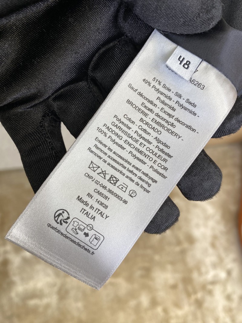 Dior Lapel Suede Jacket Blazer 8