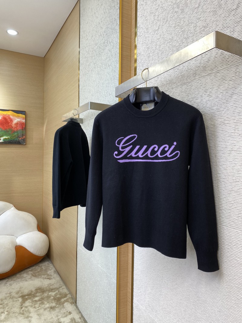 Gucci Jacquard Crew Neck Sweater 2
