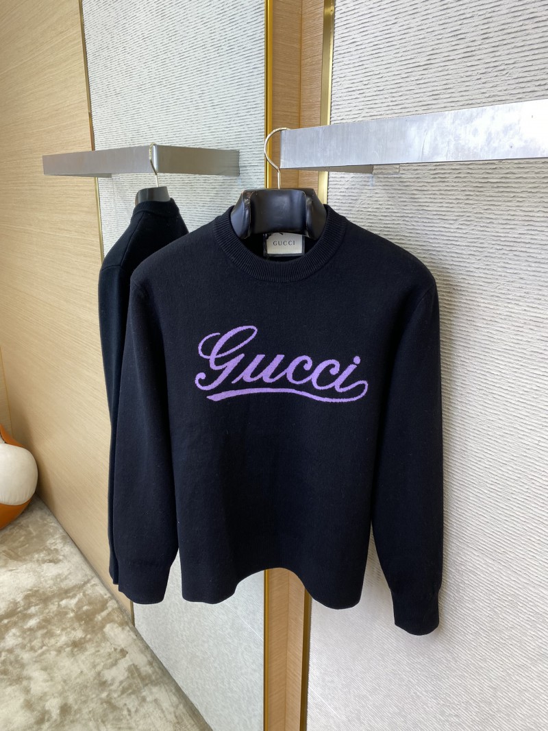 Gucci Jacquard Crew Neck Sweater 6