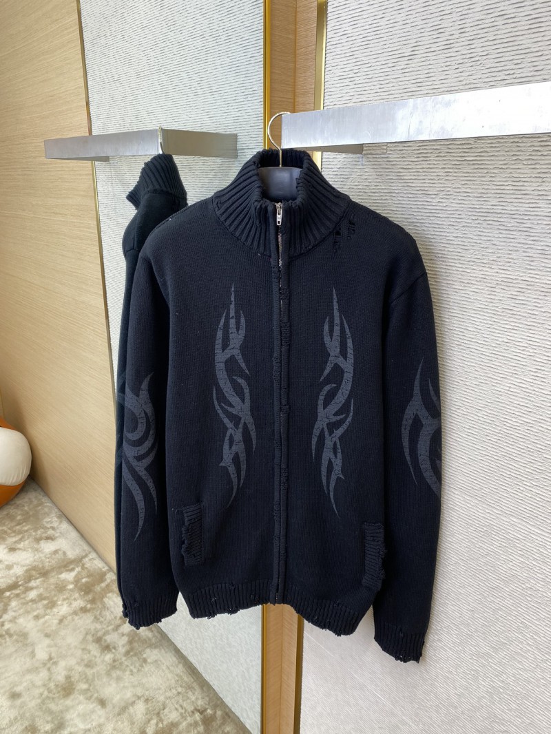 Balenciaga Totem Rune Zip Destruction Sweater 6