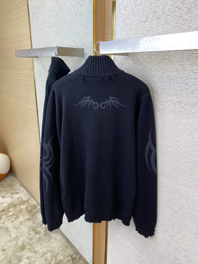 Balenciaga Totem Rune Zip Destruction Sweater 7