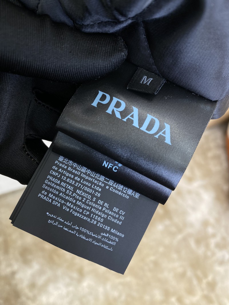 Prada Recycled Nylon Aviator Jacket Coat 8