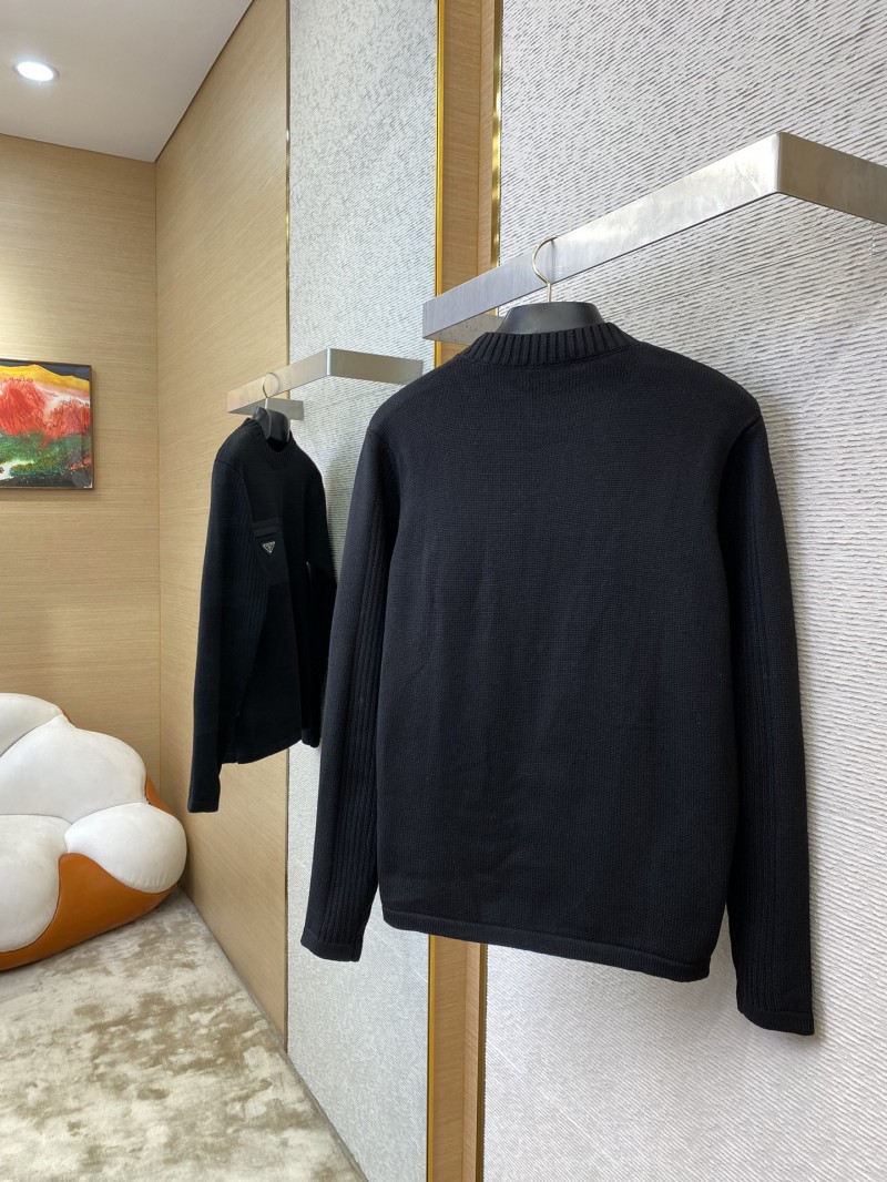 Prada Nylon Pocket Triangle Label Sweater 3