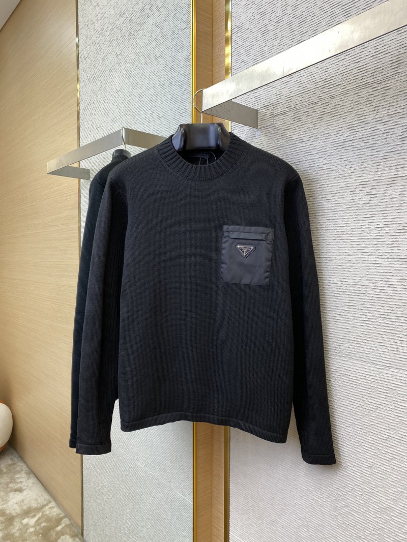 Prada Nylon Pocket Triangle Label Sweater 4