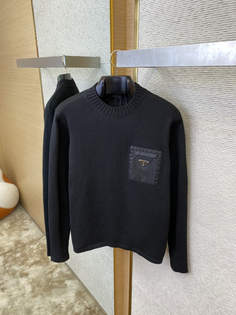 Prada Nylon Pocket Triangle Label Sweater 6