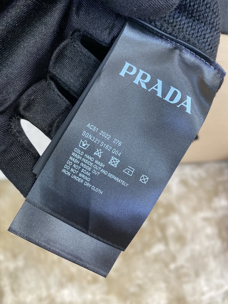 Prada Nylon Pocket Triangle Label Sweater 8