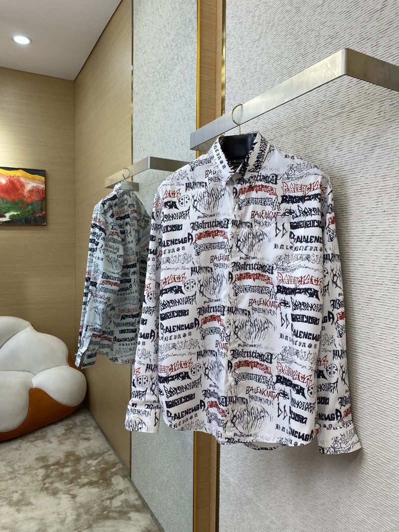 Balenciaga Year of the Dragon Printed Collar Shirt 1