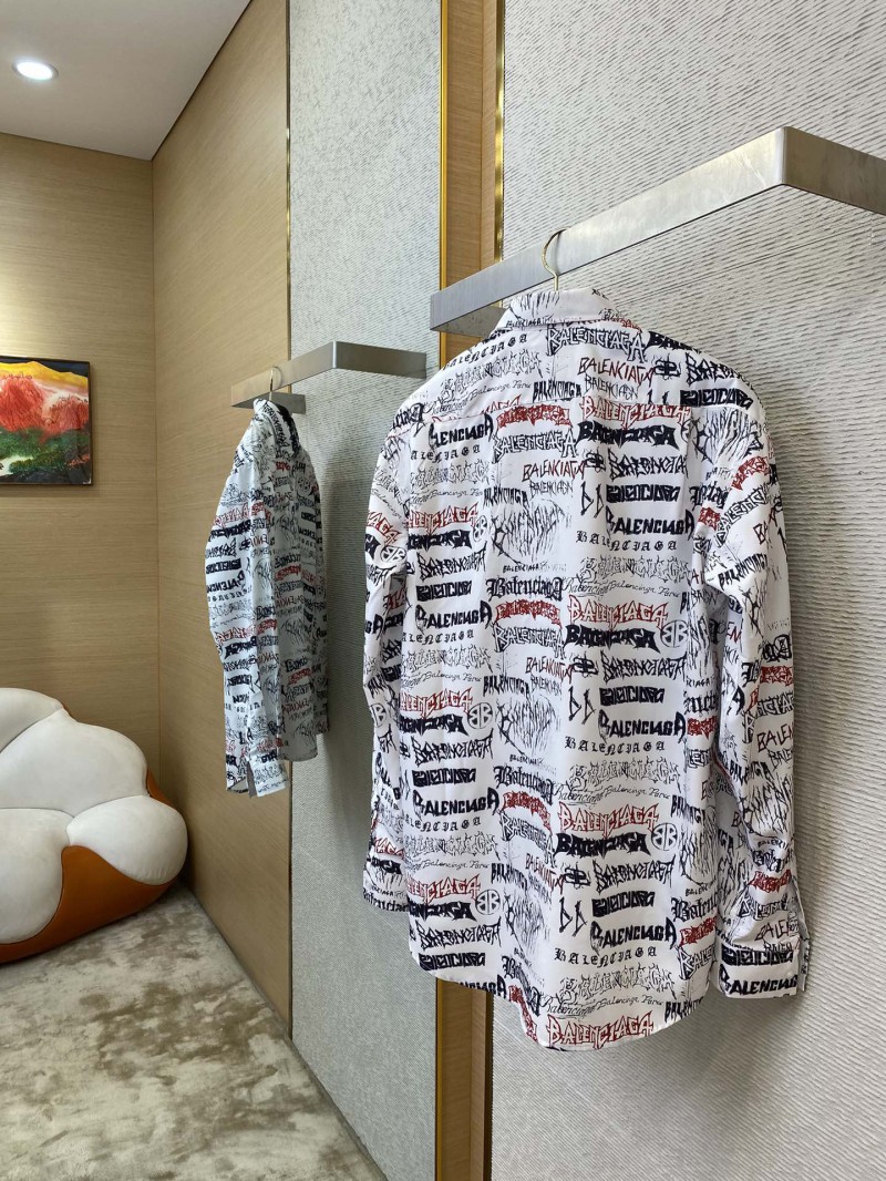 Balenciaga Year of the Dragon Printed Collar Shirt 2