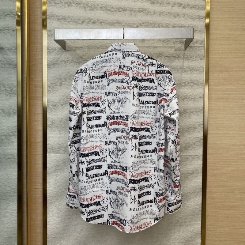 Balenciaga Year of the Dragon Printed Collar Shirt 5