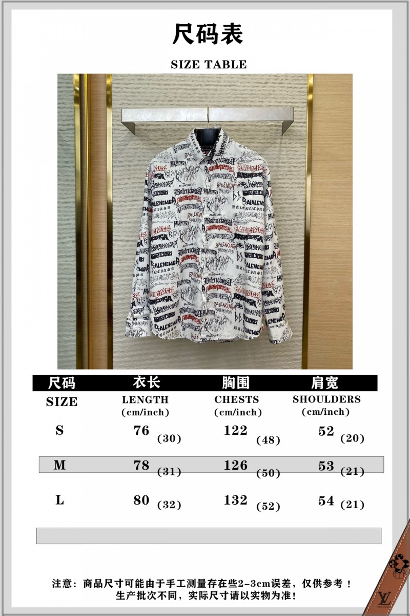 Balenciaga Year of the Dragon Printed Collar Shirt 9