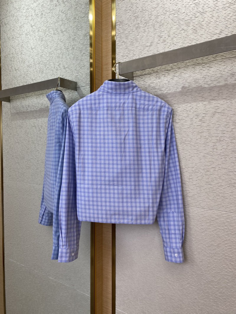 Miu Miu Check Lapel Shirt 5