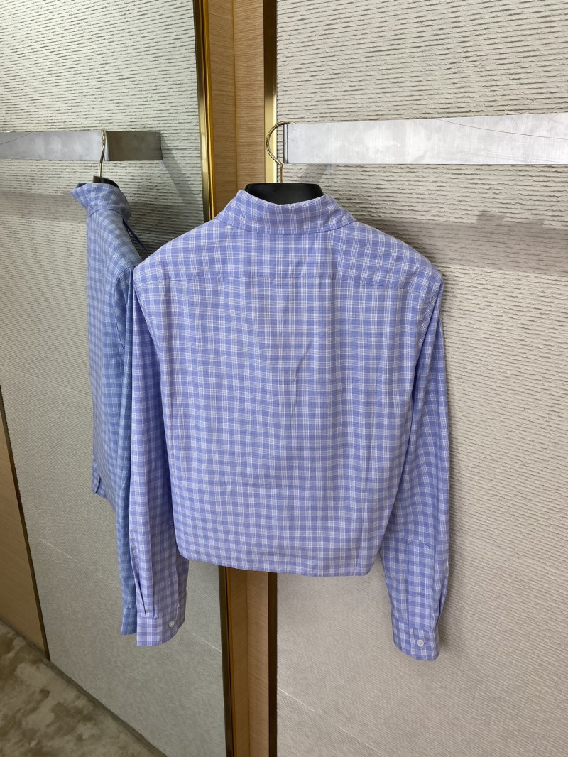Miu Miu Check Lapel Shirt 7