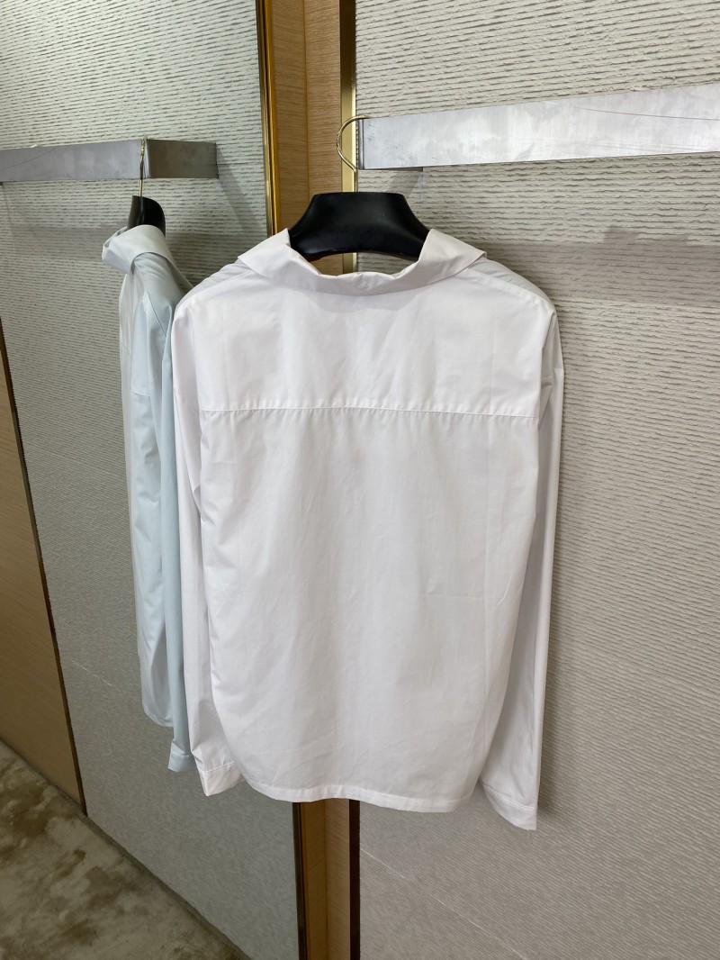 Miu Miu Logo Embroidered Shirt 7