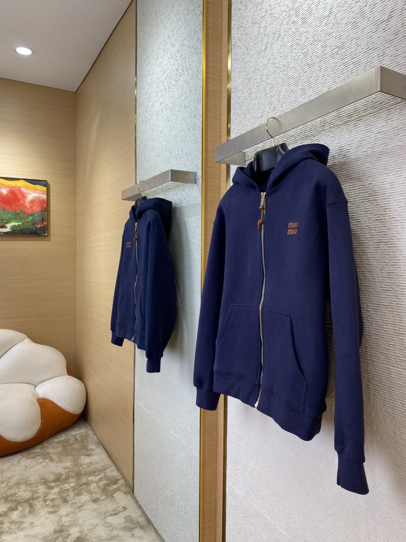 Miu Miu Logo Hooded Jacket 2
