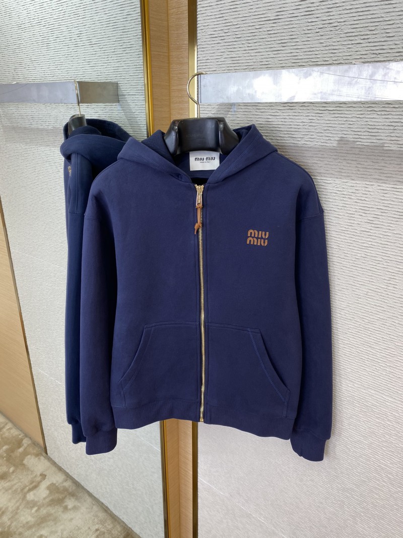 Miu Miu Logo Hooded Jacket 6