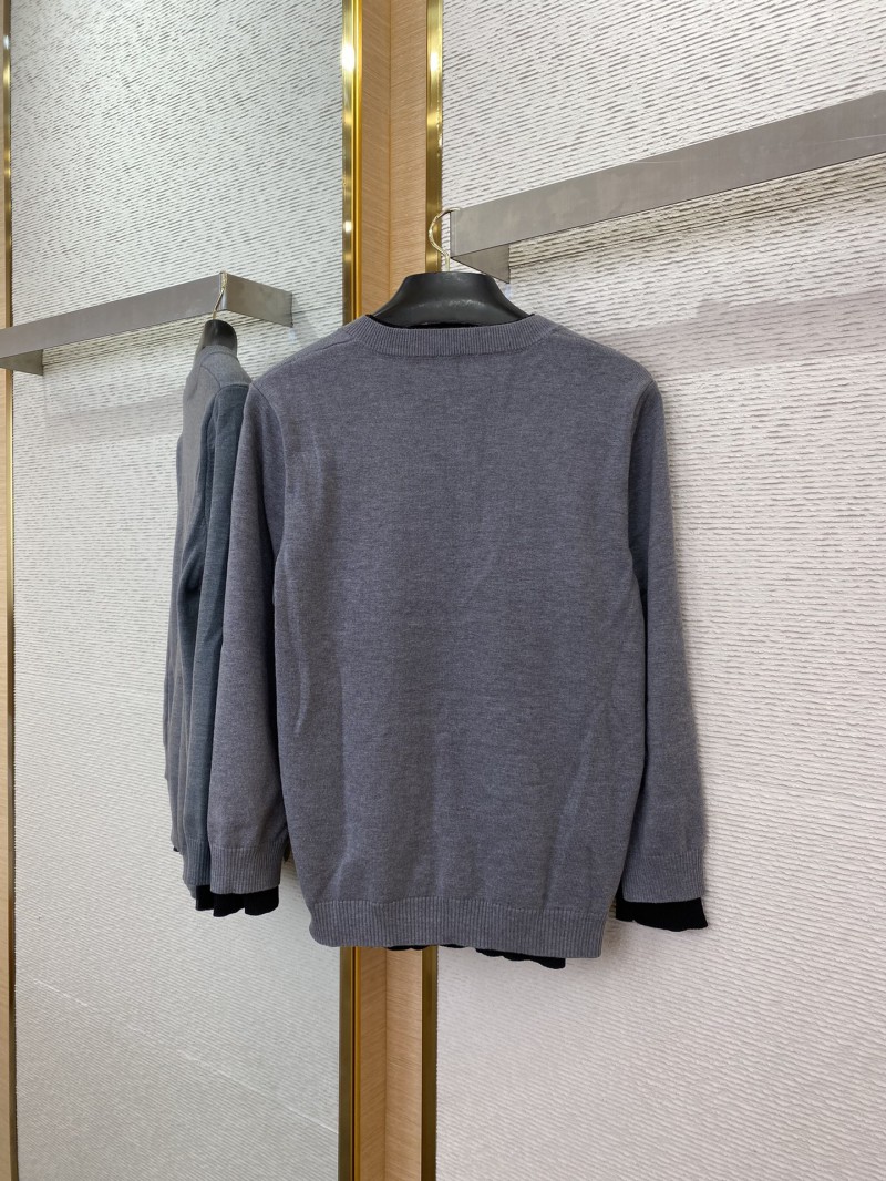 Miu Miu Double Layer Appliqu?? Knit 5