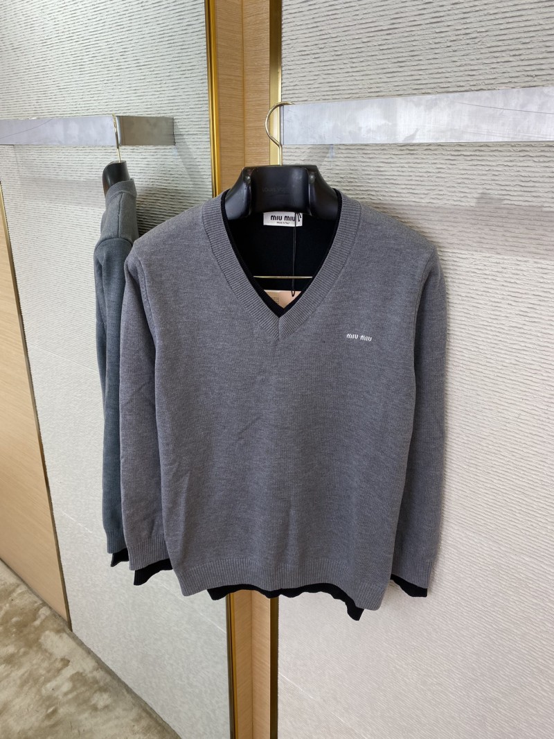Miu Miu Double Layer Appliqu?? Knit 6