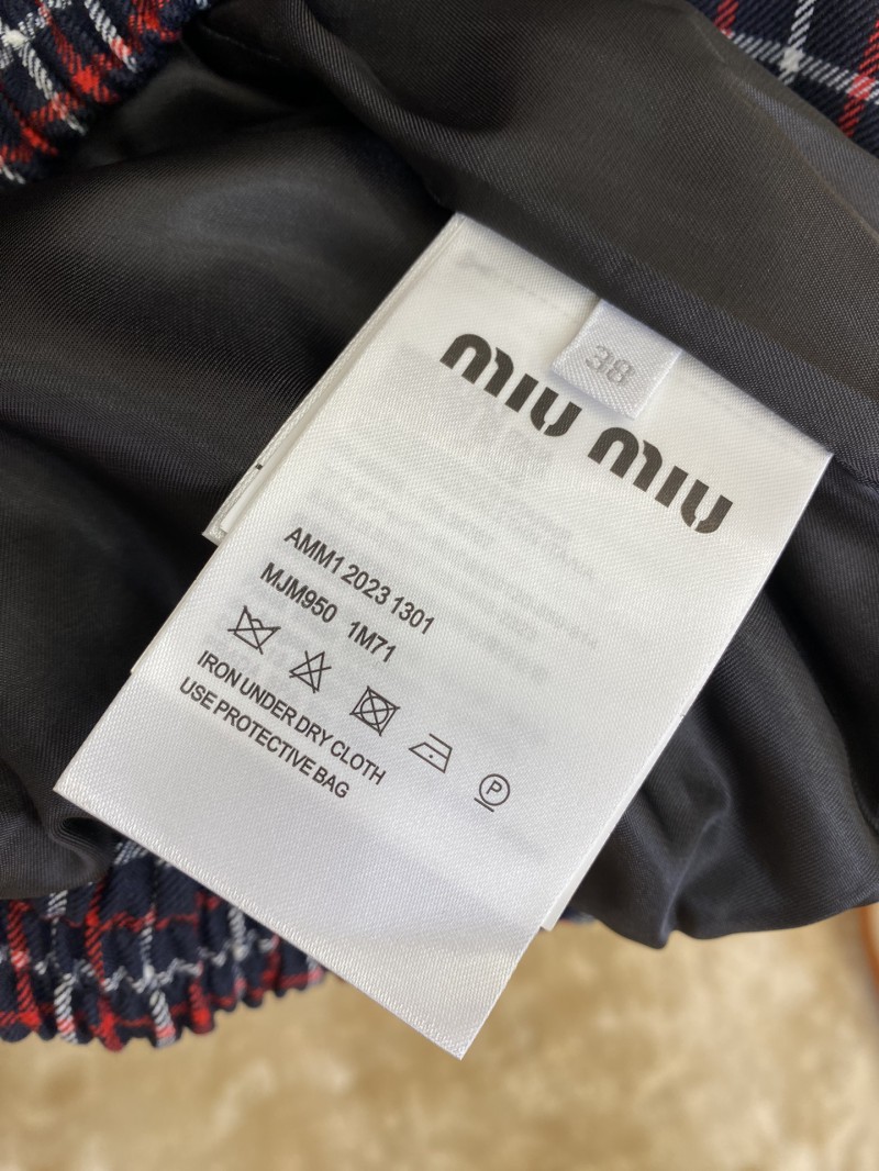 Miu Miu Red Check Jacket 8