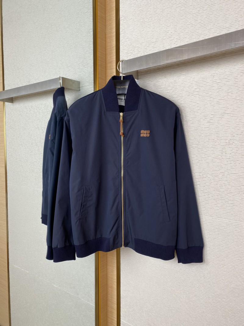Miu Miu Applique Logo Jacket Jacket 4