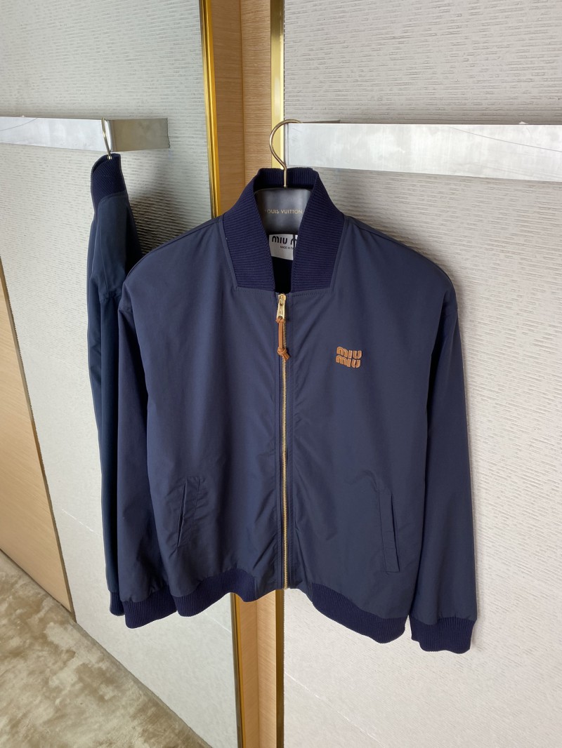 Miu Miu Applique Logo Jacket Jacket 6