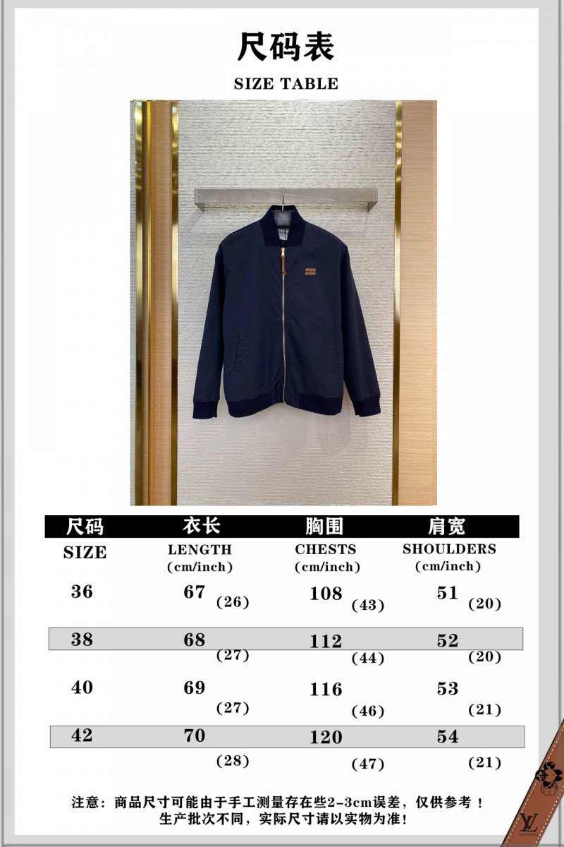 Miu Miu Applique Logo Jacket Jacket 9